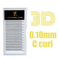 5D Short Stem Premade Volume  Eyelash Extensions 0.07 0.10mm Natural Soft Fiber Fans D 3D 6D Made Korean PBT Ultra Black Lashes