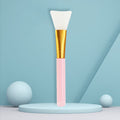 Single Pack of Facial Mask Brush, Lipstick Grinding, White Rod, Two-Color Hollow Mask Brush, Makeup Brush, Beauty Salon