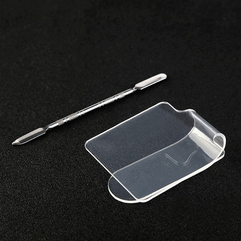 Factory spot stainless steel palette palette with palette bar nail beauty makeup set color palette tools
