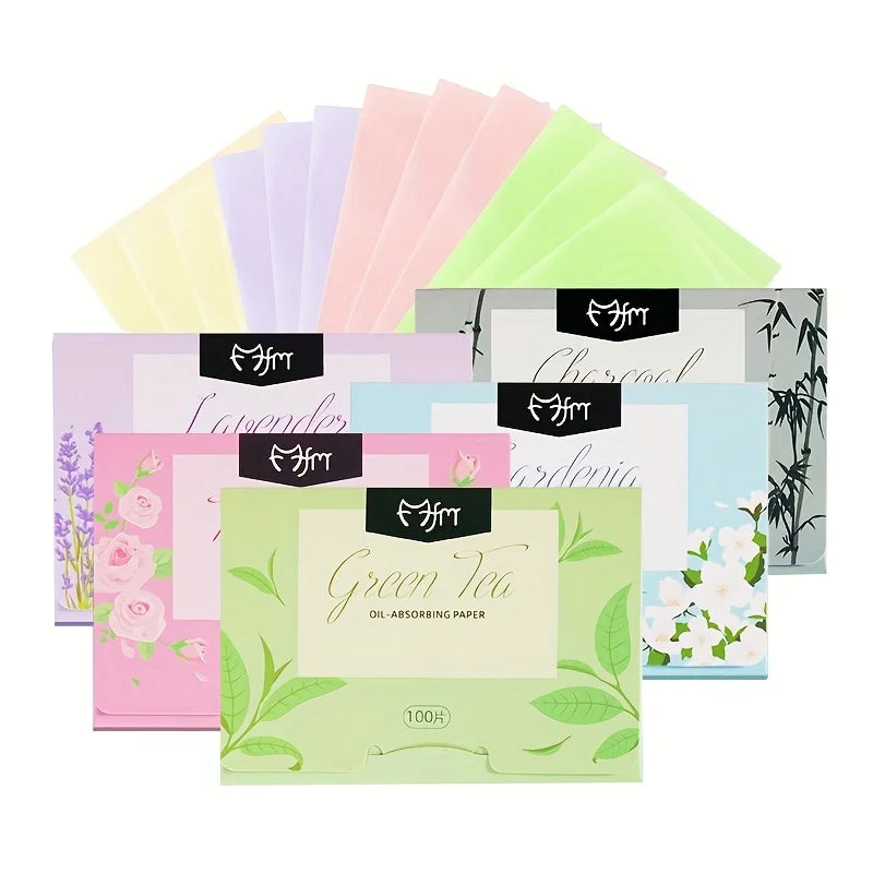 500pcs Facial Oil Blotting Paper Matte Face Wipes Oil Control Oil-absorbing Face Cleaning Beauty Makeup Tools Accessories